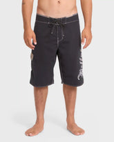 Temple Pro 22" Boardshorts - Black