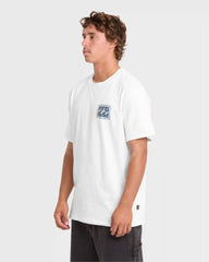 Crayon Wave Premium Short Sleeve Knit T-Shirt - Off White