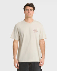 Single Fin Premium Short Sleeve Knit T-Shirt - Oatmeal