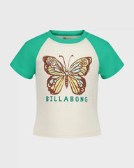 Girls Butterfly Stamp T-Shirt