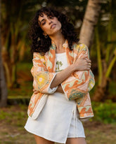 Folk Story 2 Quilted Jacket - Sand