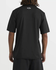 All Day Wave Short Sleeve Rashguard - Black