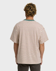 Baxter Crew Short Sleeve T-Shirt - Oatmeal