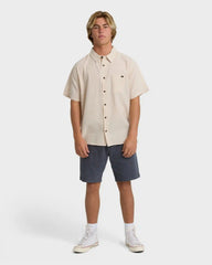 Victoria Short Sleeve Shirt - Off White