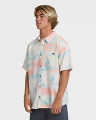 Sundays Lounge Short Sleeve Woven Shirt - Off White