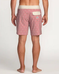 Good Times Pro Performance 18" Boardshorts - Dusty Rose