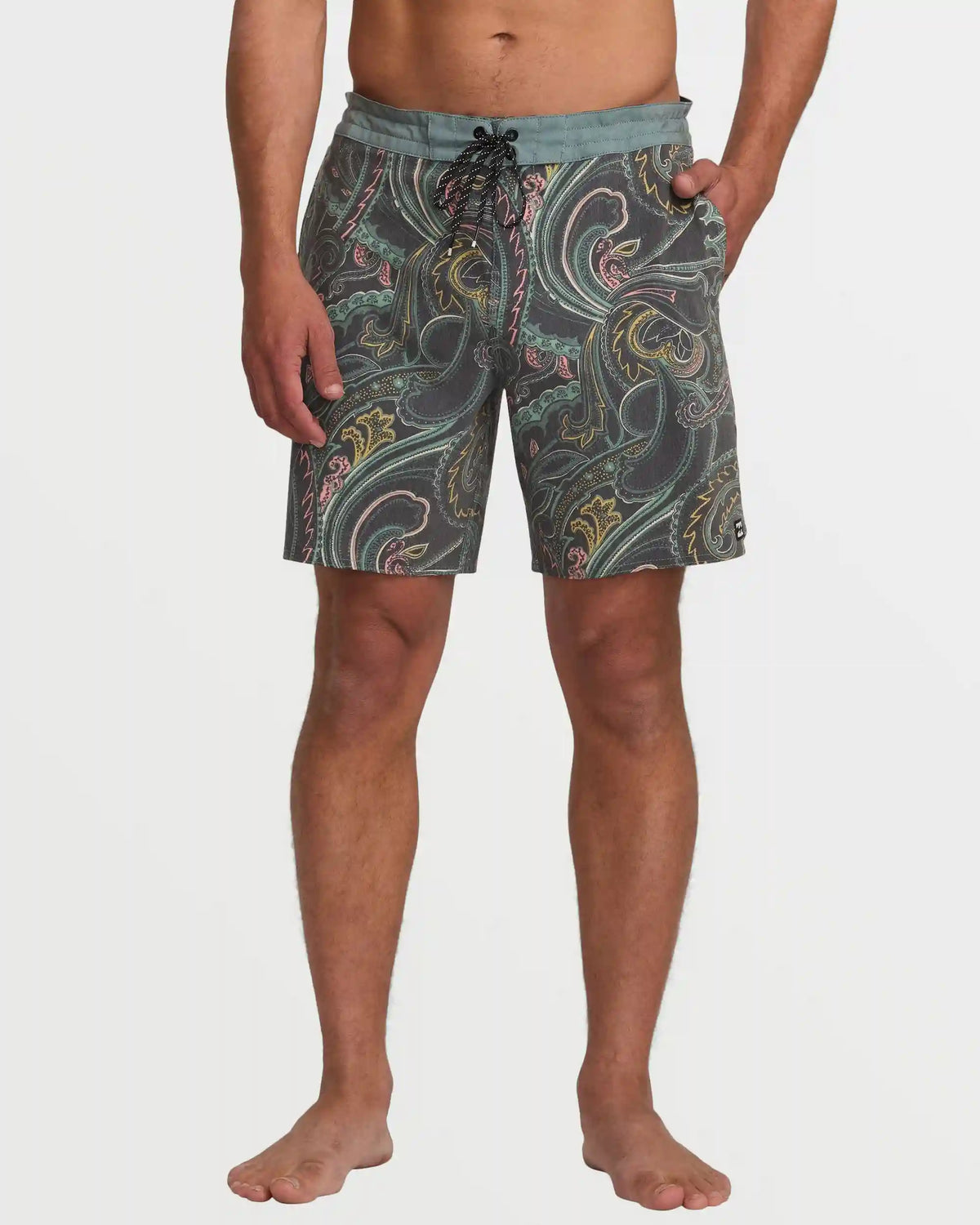 Good Times Lo Tide 18" Boardshorts - Dark Slate
