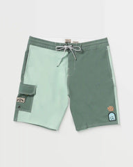 Sunshine Lo Tide 19" Boardshorts - Green Tea