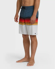 All Day Stripe Pro 20" Boardshorts - Sunset Ocean Multi - Sunset Ocean