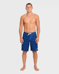 Piped Pro 19" Boardshorts - Dark Denim - Dark Denim