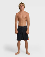 Dbah Hi 2.0 Pro 19" Boardshorts - Black - Black