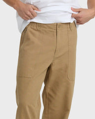 Stamped Garage Patch Pants - Gravel