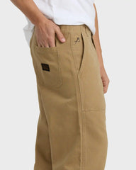 Stamped Garage Patch Pants - Gravel