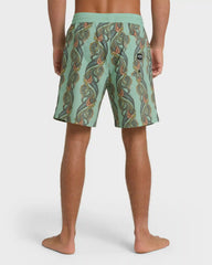Good Times Layback 16" Trunks - Granite Green