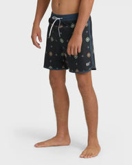 Seventy Three Layback 16" Trunks - Navy