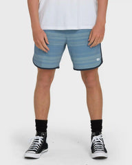 Surftrek Transit Elastic 17" Hybrid Shorts - Mid Blue