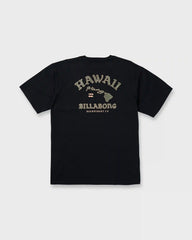 Island Chain Hawaii Regular Short Sleeve Tee - Black