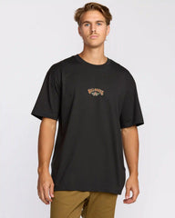 Rose Arch Regular Short Sleeve T-Shirt - Washed Black