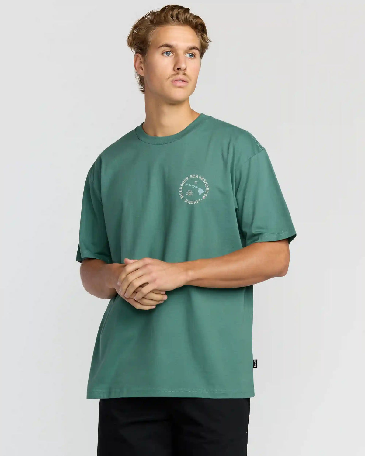 Aloha Island Hi Regular Short Sleeve T-Shirt - Sage Green