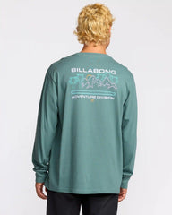 Coastal Range A/Div Long Sleeve T-Shirt - Sea Blue