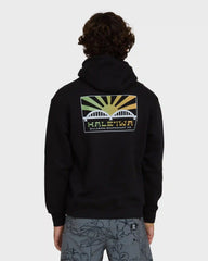 Haleiwa Rising Sun Pullover Hoodie  - Black