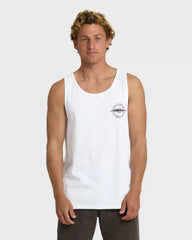 Hollow Diamond Tank - White