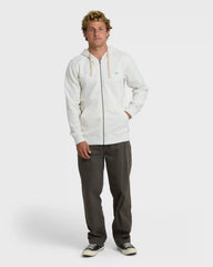 All Day Zip Front Hoodie - Light Gray Heather