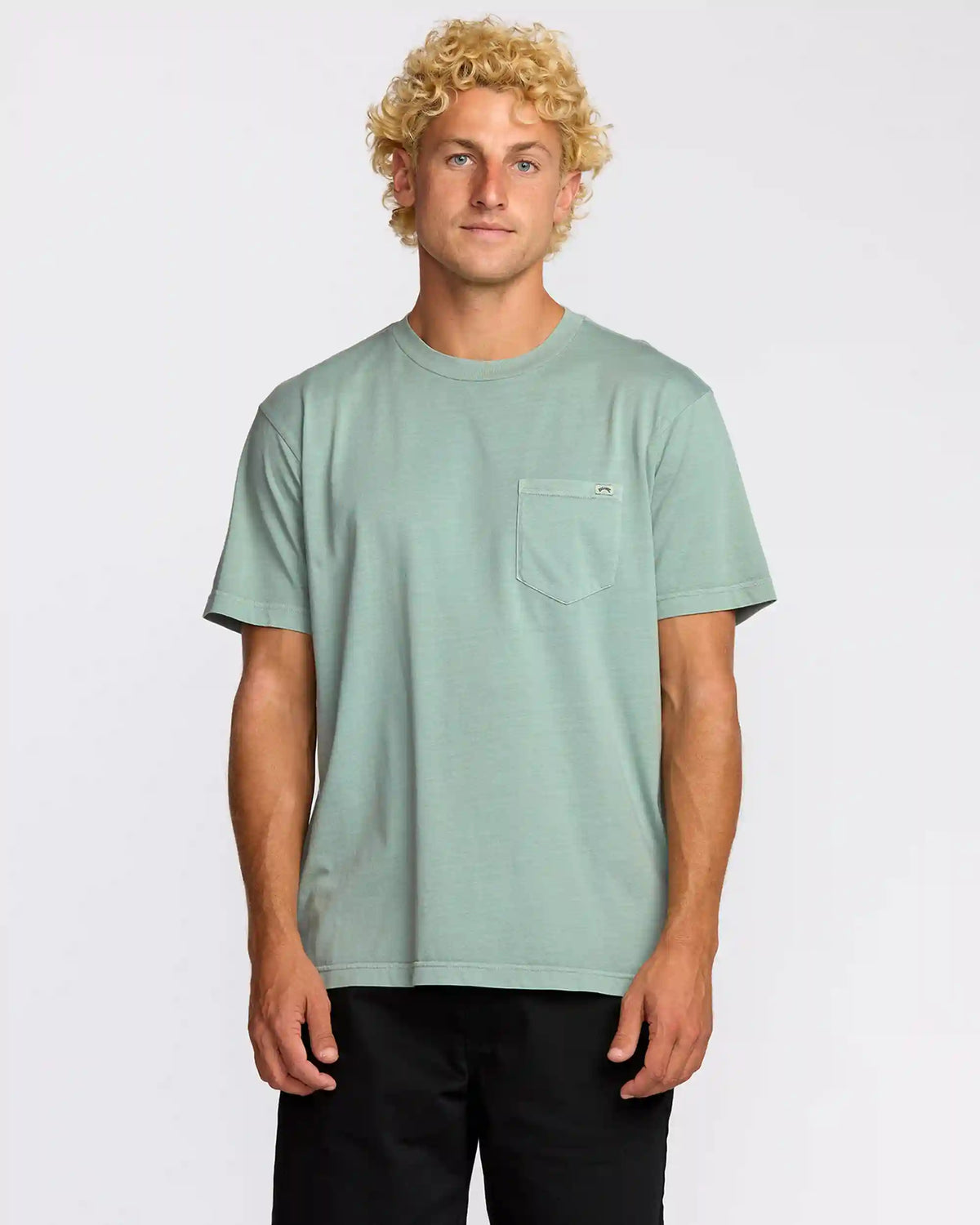 Essential Premium Wave Wash T-Shirt - Mineral Blue