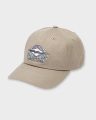 Crayon Wave Strapback Hat - Gravel