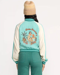 Dream Vacation Souvenir Jacket - Misty Blue