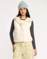 A/Div Cliffs Quilted Lightweight Vest - Whitecap