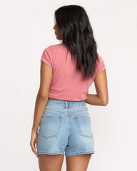 Shifter Denim Shorts - Shaded Wash
