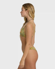 Vaca Soleil Ceci Triangle Bikini Top - Cedar