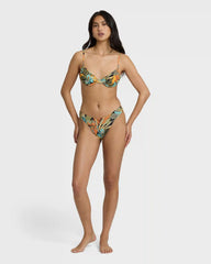 Des Tropiques Talia Underwire Bikini Top - Black Multi