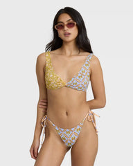 Soul Stoke Reversible Tie-side Hike Medium Bikini Bottom - Twilight Blue