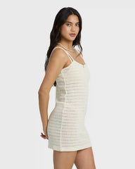 Kora Mini Dress - White Cap