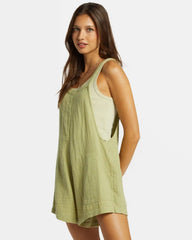 Beach Crush Romper - Avocado