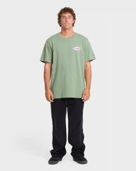 Walled Premium Short Sleeve Knit T-Shirt - Hedge Green