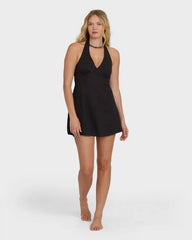 Sunny Sometimes Mini Dress - Black Sands