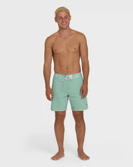73 Pro 18" Boardshorts - Granite Green
