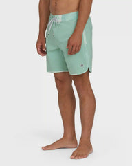 73 Pro 18" Boardshorts - Granite Green