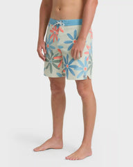 Good Times Lo Tide 17.5" Boardshorts - Blue Fog