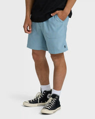 De La Cruz Cord 18" Hybrid Shorts - Blue Fog