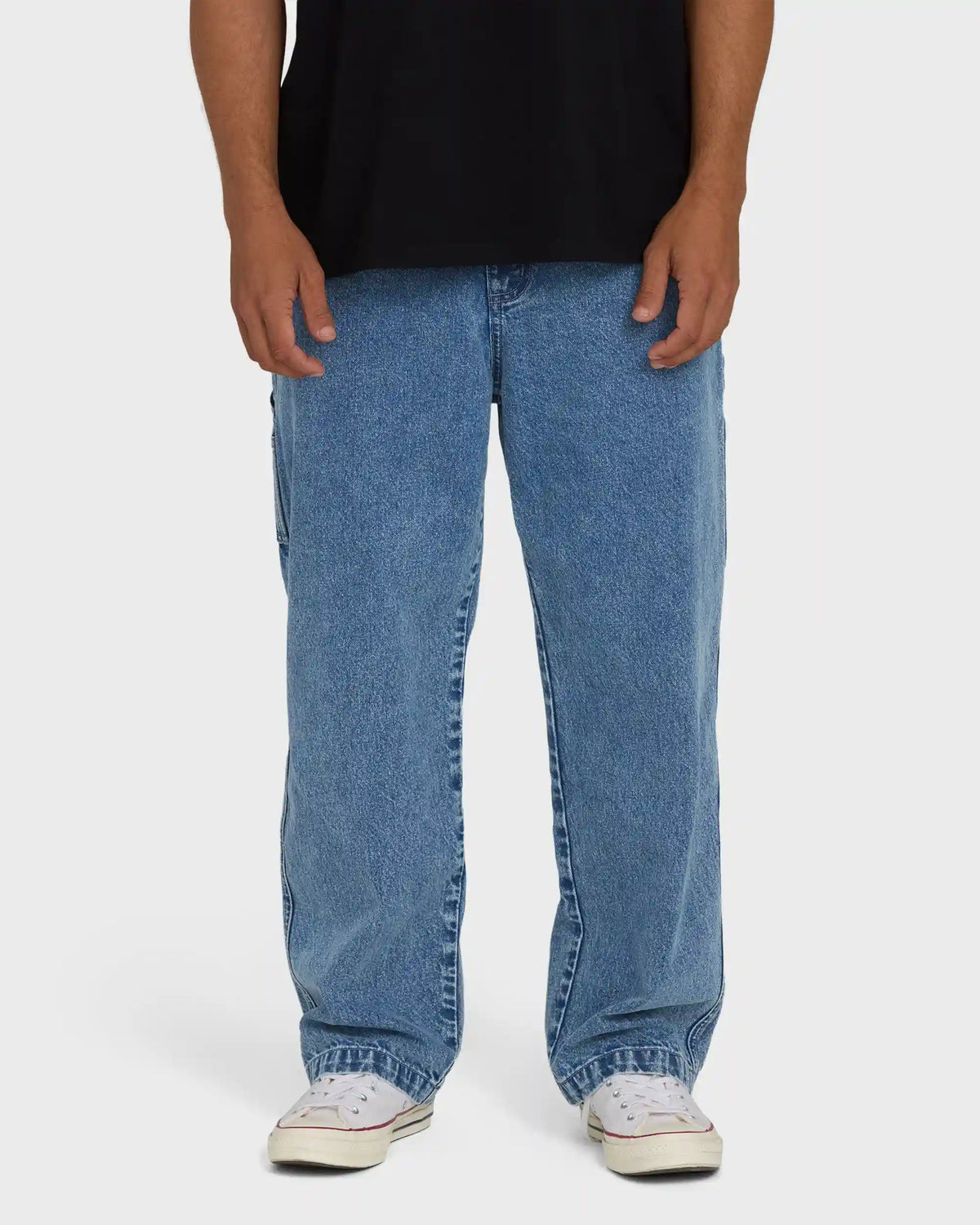 Bad Dog Carpenter Pants - Faded Denim