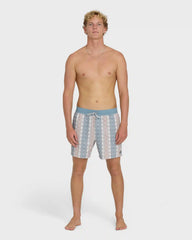 Good Times Layback 16" Trunks - Fog Gray
