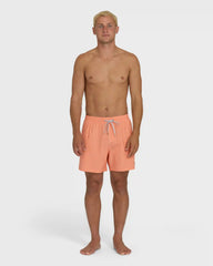 Every Other Day Wave Washed Layback 16" Trunks - Cantaloupe