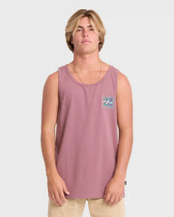 Crayon Wave Premium Tank Top - Red Dahlia