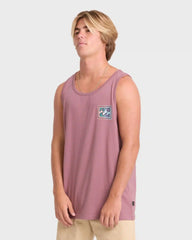 Crayon Wave Premium Tank Top - Red Dahlia