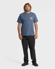 Adventure Division Sun Down Premium Short Sleeve Knit T-Shirt - China Blue