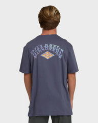 Dim Arch Premium Short Sleeve Knit T-Shirt - Graystone